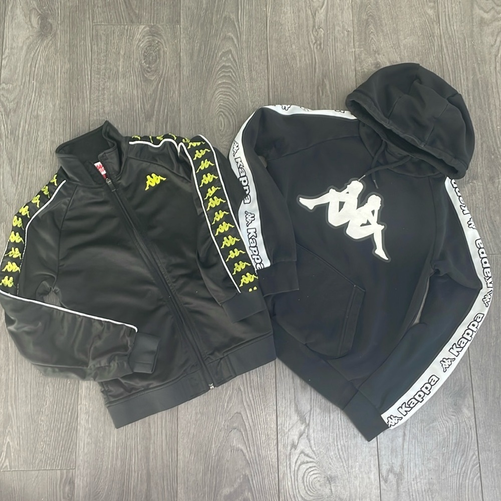 2 for 25 Boys KAPPA hoodie and zipper jacket